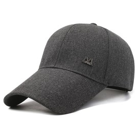 SANTSHINE Gorras de Beisbol Unisexo, Gorra Ajustables de Algodón, Sombrero de Sol Informal, Gorra Deportiva para Entrenamientos de Running y Actividades al Aire Libre (Gris Oscuro)