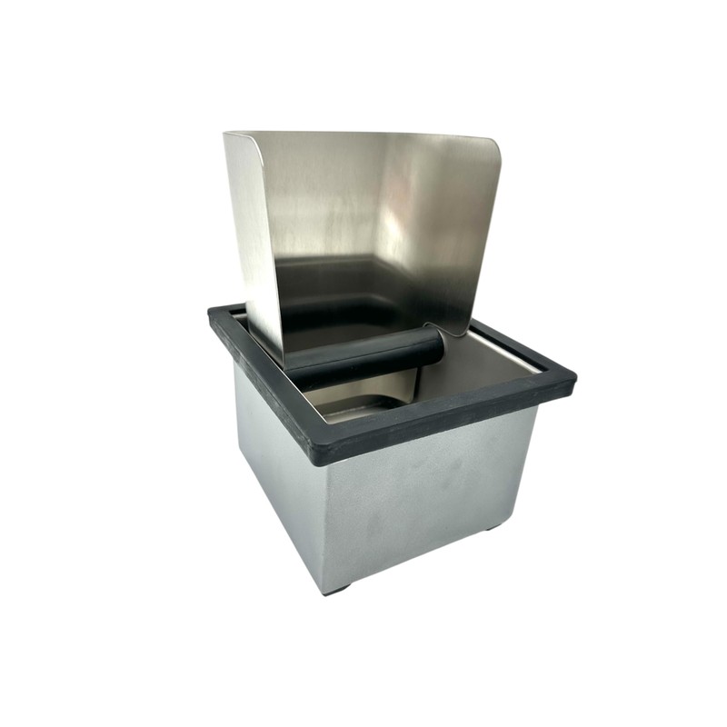 Rattleware Stainless Steel Espresso Knock Box Splash Guard for Home,
