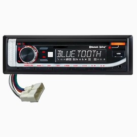 Generic Tractor Radio with Easy Plug & Play Harness AM FM Bluetooth CD Player USB Direct Connect Music Streaming (Kioti)
