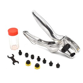 Big Horn 19374 3-in-1 Leather Punch & Eyelet/Button Pliers