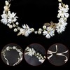 Xrten Floral Headband Flower-Leaf Bridal Head Pieces Princess Crystal Girl