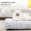 KSIIA Washable Dog Bed Deluxe Plush Dog Crate Beds Comfy