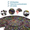 Bgraamiens Puzzle-The Indian Feather-1000 Pieces Round Puzzle Color Challenge Jigsaw