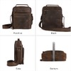 CHARGELLA Genuine Leather Messenger Bag for Men, Office Work CrossBody
