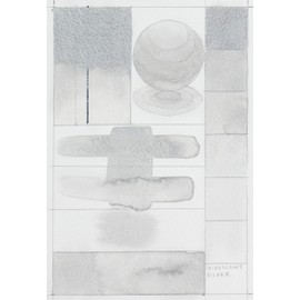 QoR Modern Watercolors, Iridescent Silver Fine, 11 ml Tube