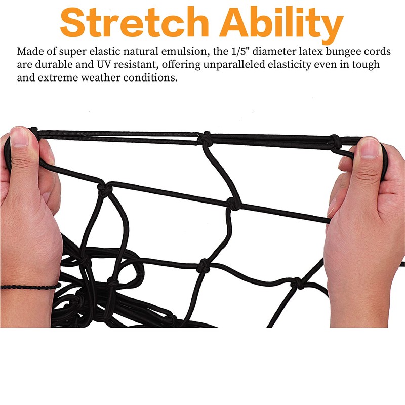 Cargo Net for Pickup Truck Bed - 3x4ft Super Duty