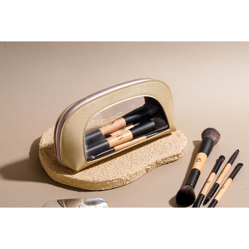 BS-MALL Double-ended Makeup Brush Set With Concealer Brush & Foundation