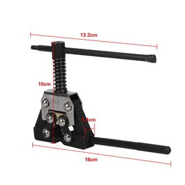 Qiilu Motorcycle Chain Splitter Extraction Tool, High-Strength Chain Breaker Splitter Link Removal 420-530 Pitch Riveting Tools ATV Motorcycle Chain Tool