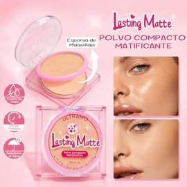 ULTRAMO Base de Maquillaje en Polvo con Hyaluronic Acid, Polvo Compacto