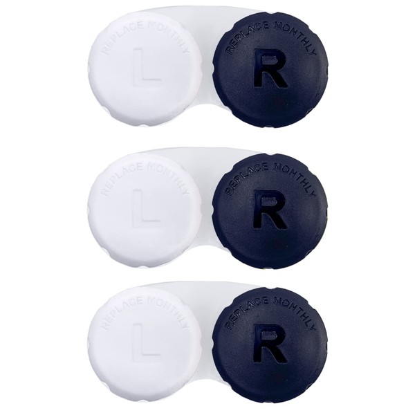RHUI RHUI Contact Lens Case for Travel, Daliy Use-Black