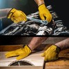 Schwer Pro Max ANSI A9 Cut Resistant Leather Work Gloves,