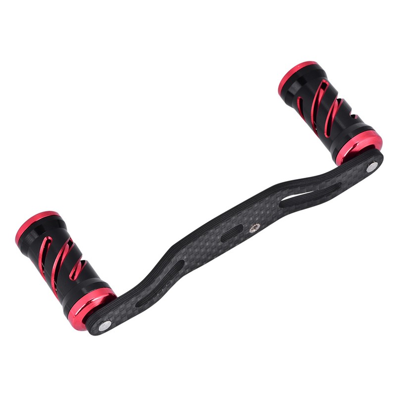 Fishing Reel Handle Carbon Fiber Frame with Fittings Replace Parts