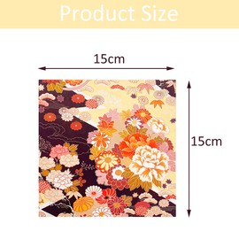 Origami Paper Folding Paper, 50 Sheets, Different Patterns Paper, Japanese Paper, 15 x 15 cm, Double-Sided Origami for DIY Arts and Crafts Projects