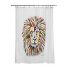 Croydex Steven Brown Lewis McZoo Shower Curtain, Multicolour, 1800x1800