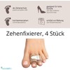 Toe Fixers with Padding for Hammer Toe and Overlapping Toes,
