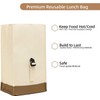 SUNNY BIRD Insulated Lunch Bag Rolltop Lunch Box Medium Lunch