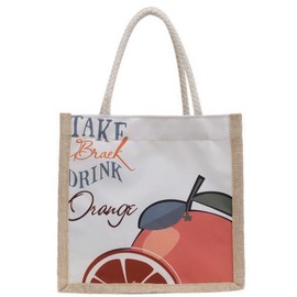 Donaly Women's Handbag, Tote Bag, Small, Eco-friendly, Character, Mini Zipper Included, orange