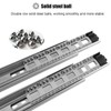 5 Pair of 18 Inch Drawer Slides,100 LB Capacity Full