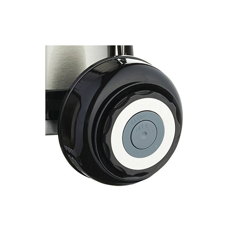 MasterClass Vacuum Flask with Handle, Stainless Steel, for Hot and