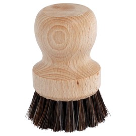 Redecker Horsehair and Beechwood Coffee Filter Brush, Set of 2, Specially Designed for Scrubbing Filter Funnels of Coffee and Espresso Machines, Made in Germany