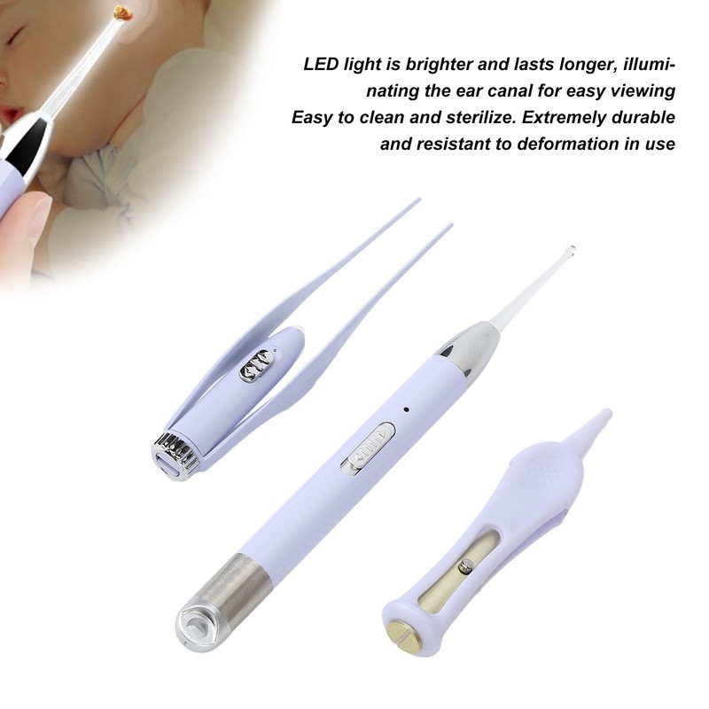 Ear Wax Removal Kit Excellent Cleaning Effect Visible Rechargeable Glowing