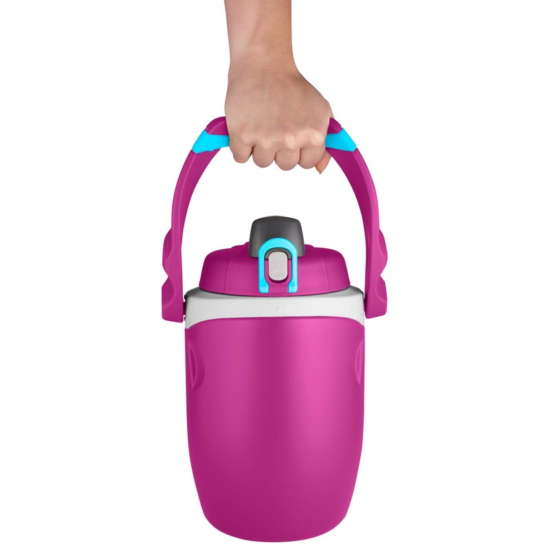 Thermos Botella para hidratación, aislada con espuma, Rosado, 1