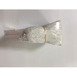 TYD603"Blank Maroon Border" Elastic Knotted Price Sale Tags with Strings Pack of 100 (2 3/4" x 3 1/2")