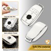 CTRINEWS for Mercedes Key Fob Cover with Luxury Diamond Braided