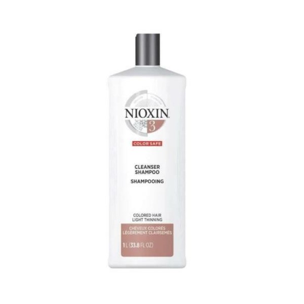 Nioxin System 3 Color Safe Cleanser Shampoo 33.8 oz Brand New
