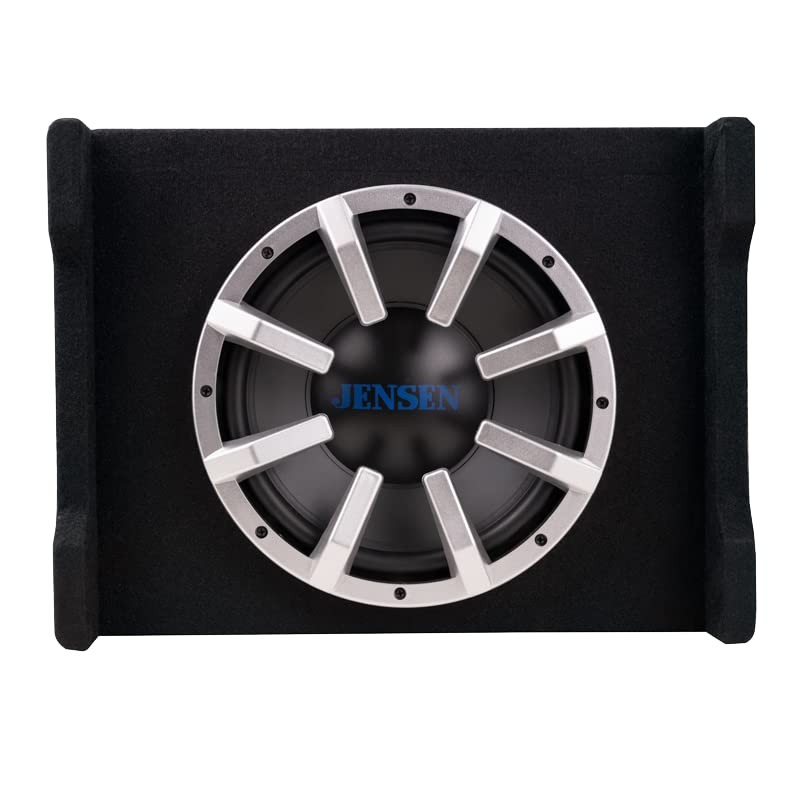 Jensen JW10A 10" Subwoofer in Multi-Mounting Vented Enlosure with Built-in