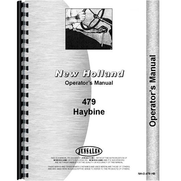 RAParts Fits New Holland 479 Haybine Baler Operators Manual