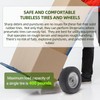 AR-PRO (2-Pack) 8-Inch Solid Wheel Replacement - 2.50-4" Flat Free