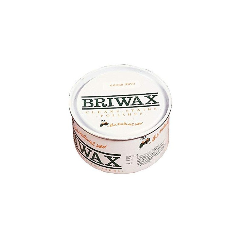 Briwax Darkbrown Brown Dark Furniture Wax, Cleans, Stains, and Polishes