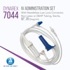 Dynarex 7044 IV Administration Set with 1 Injection Site, 20