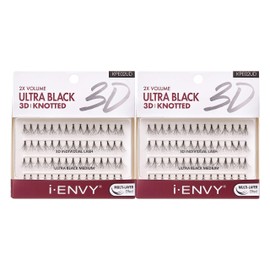 i-ENVY 2X Volume 3D Ultra Black Individual Lashes (2 PACK, Medium)