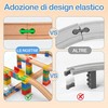 28 Pezzi Adattatore per Binari in Legno per Treno, Accessori