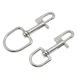 Dsdhuf 110MM Stainless Steel Diving Bolt Snap Hook Scuba Diving Single Ended Hook BCD Accessories Diving Equipment