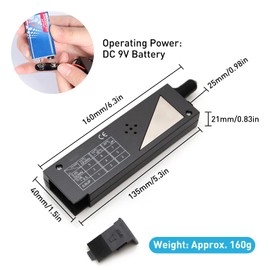 Highly Accurate Diamond Tester Portable LED Audio Gemstone Tester Professional Jeweler for Beginners and Experts Selector Gemstone Jewellery Gems Tool