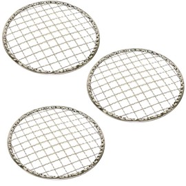 Set of 3, Hida Stove Round Wire Mesh 5.9 inches (15 cm) [5.9 inches (15 cm)] [Ryotei Ryokan Japanese Tableware, Restaurants, Commercial Utensils, Tableware]