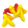 Fruidles Chicken Gummi Feet Candy, Delicious Peach Fruit Flavors Gummies