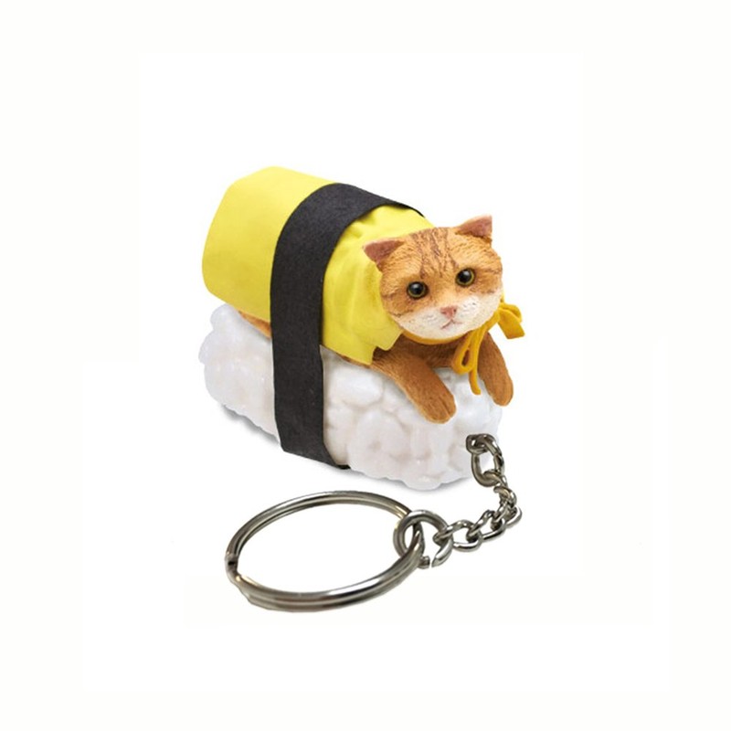 Sushi Cat Clever Idiots Nekozushi Keychain - Blind Box Includes