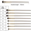 Yoezuo Make Up Brush Set, 8 Pieces, Eyeshadow Brush Set