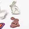 Yolli Fondant Cutter Plunger Set 4pcs Easter Bunny Egg Chick