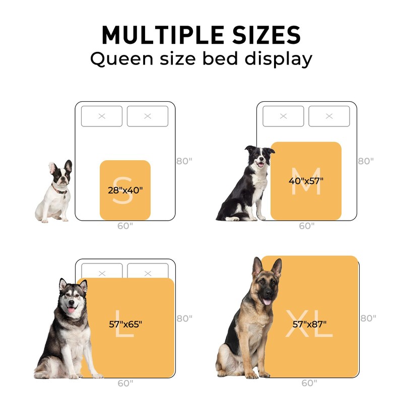Waterproof Pet Blanket, Liquid Pee Proof Dog Blanket for Sofa