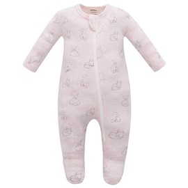 Owlivia Organic Cotton Baby Pajamas, Boys Girls Zip Front Sleep 'N Play, Footed Sleeper, Long Sleeve