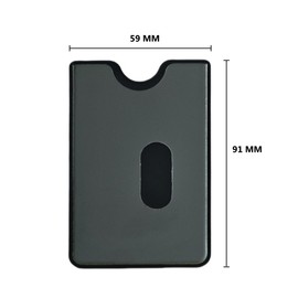 tiyiyok 6 Stück Kreditkartenhülle, RFID Blocker Kartenhülle, Karten Schutzhülle, Scheckkartenhülle, Geeignet für Karten in Standardgrößen wie Kreditkarten, Krankenkassenkarten usw