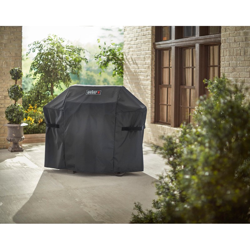 Weber Premium Outdoor Grill Cover, Water-Resistant, Compatible with Large Spirit