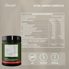 Vital Amino Complex | Fórmula con 9 Aminoácidos Esenciales | 300 g (30 Porciones) | Apoyo Nutricional para Rutinas Activas (Jamaica)
