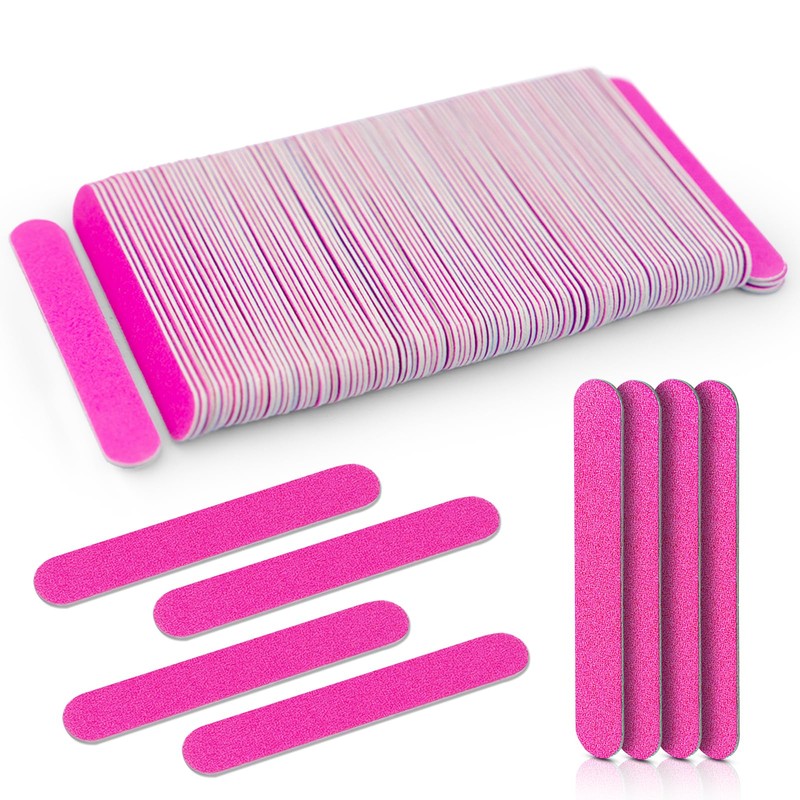 200 limas de uñas desechables, tableros de esmeril para lima