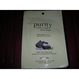 Philosophy PURITY MADE SIMPLE DETOX FACE MASK  Full Size /1 sheet mask